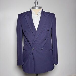 Falcone Double Breasted Plum Purple Blazer Made in USA‎ Men's Size Medium